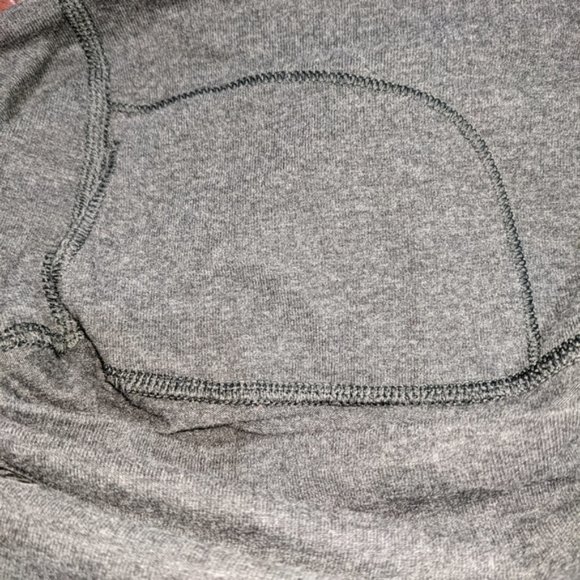 Lululemon Wunder Under Pant (Roll Down) Heathered Black - Picture 4 of 9